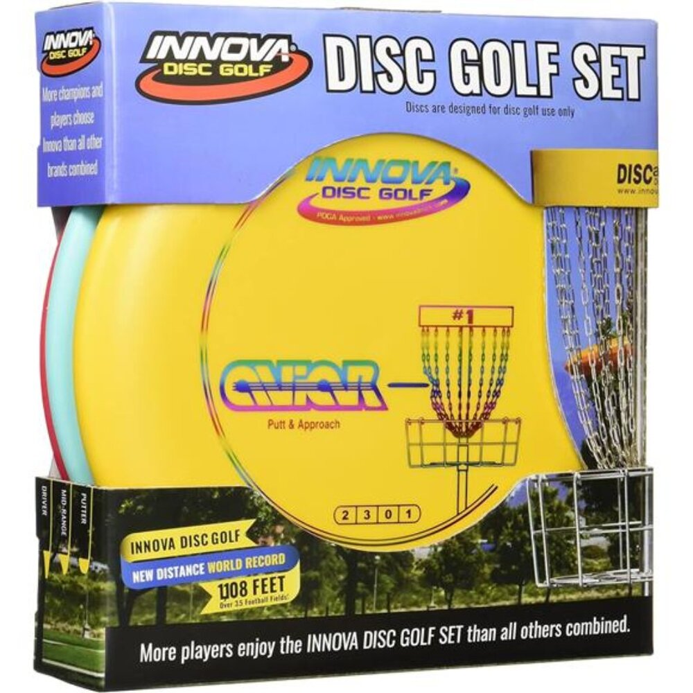 Disc Golf Set – Driver, Mid-Range & Putter, Comfortable DX Plastic